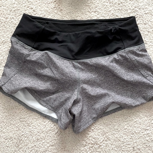 lululemon athletica Pants - grey lulu lemon shorts
